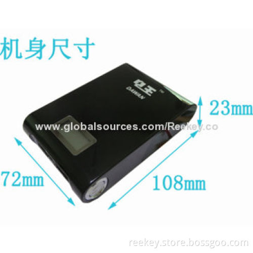 13,500mAh Power Bank with USB 5V DC/1A, 5V DC/2A Output